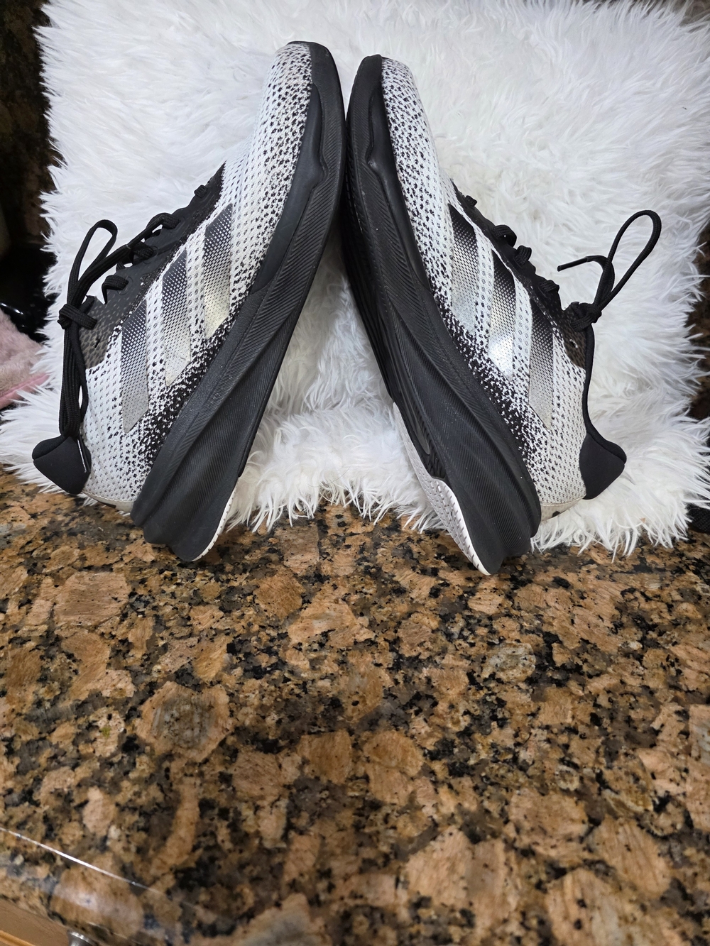 adidas Women's Black and White Running Shoes
